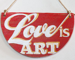 «Love is Art» №010 / Sign №010